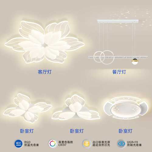 客厅主灯现代简约大气花朵温馨浪漫吸顶灯2026年新款奶油风灯具