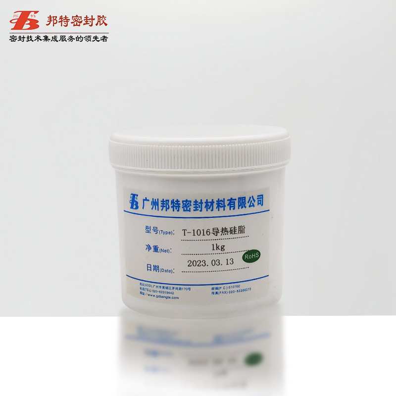邦特导热硅脂T-1016散热膏高导热白色耐高温cpu专用散热胶大功率