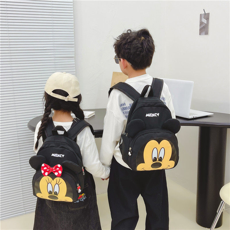 幼儿园男女儿童书包可爱卡通米妮小学生背包轻便外出大容量双肩包