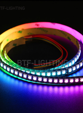 led全彩热卖SK9822 APA102c双信号幻彩5050贴片内置芯片5V软灯条