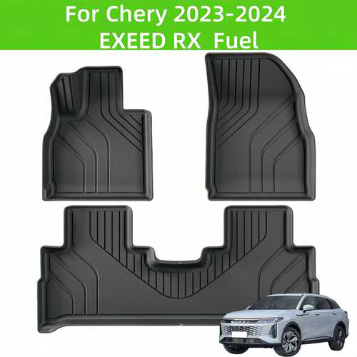 For Chery 23-24 EXEED RX Fuel 3D TPE car floor mat Trunk Mat