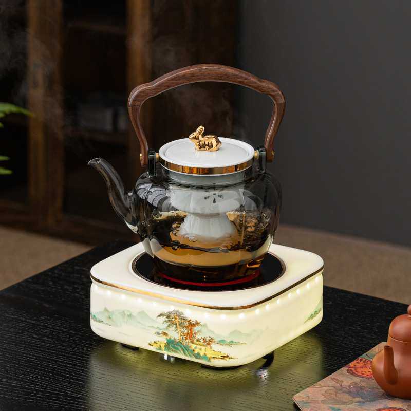 新款智能语音羊脂玉电陶炉提梁壶煮茶器家用多功能烧水泡茶电茶炉,3C数码配件,摄像机配件,淘宝优惠券,粉丝福利购,淘宝优惠卷