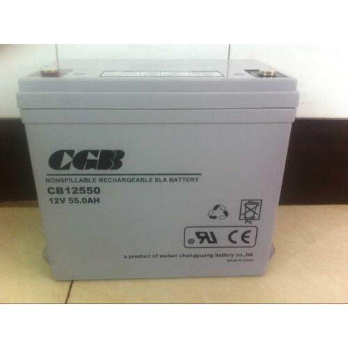 CGB长光蓄电池CB12550S专用于UPS电源12V55AH精密仪器通讯电源