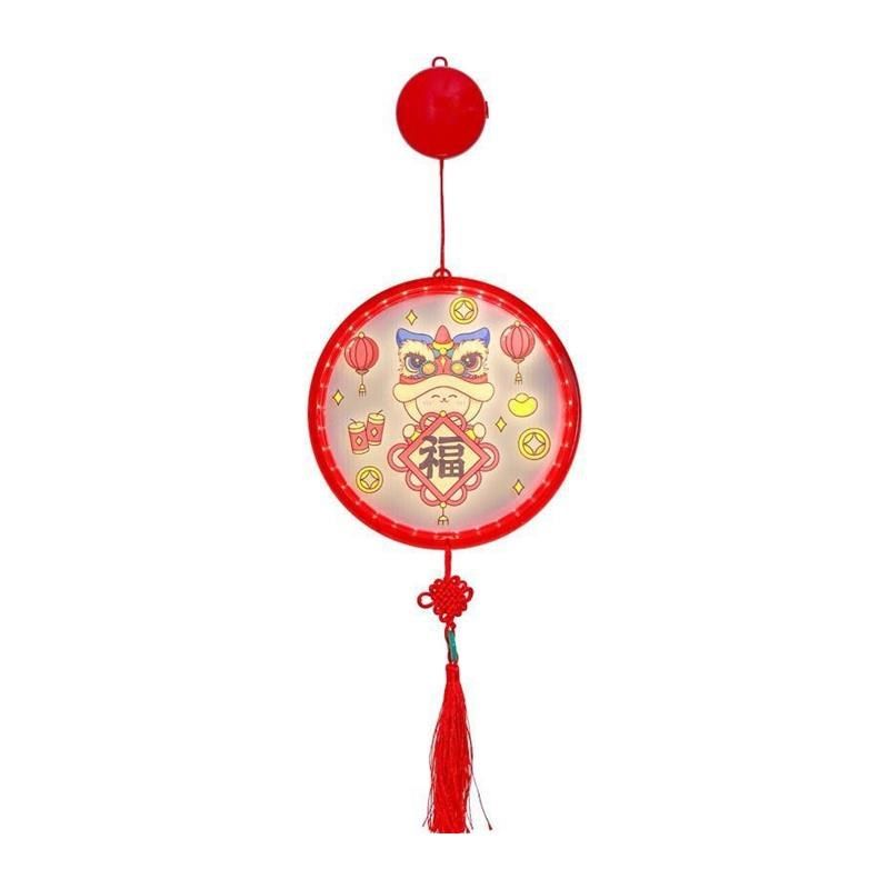 新年装饰彩灯发光亚克力福字挂件店铺过年喜庆房间家用春节灯饰