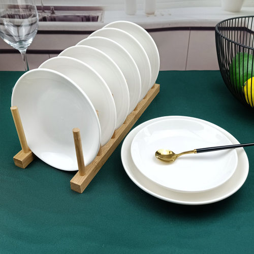 6寸小盘子陶瓷小号碟子家用7骨头碟小菜纯白骨碟餐桌垃圾碟吐骨碟