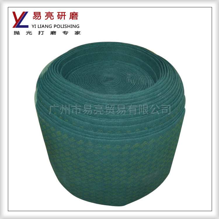 热销工业不织布漆面处理抛光 8698工业百洁布 8698绿色拉丝布卷