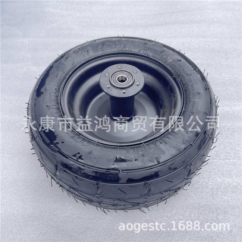 两轮小哈雷电动车6寸前轮毂沙滩车改装10X6.00-6前轮胎轴承圈总成
