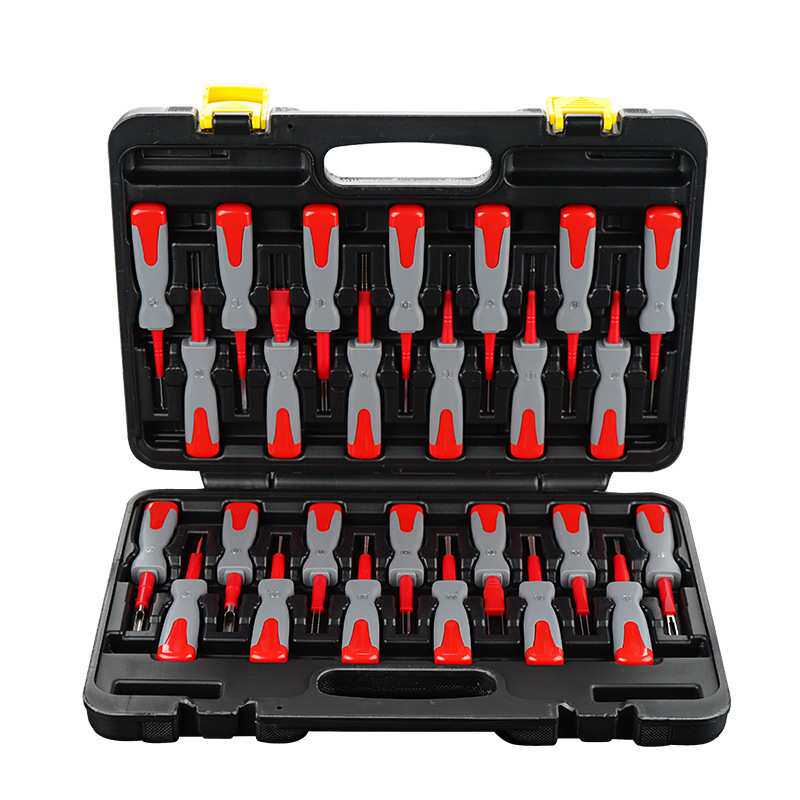 26件奥迪端子拆卸器线路拆装工具汽车线束插头解锁工具退针器工具