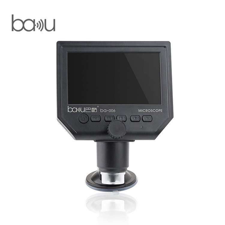 巴酷BA-006迷你USB充电数码显微镜带显示屏修复珠宝手机维修8GB