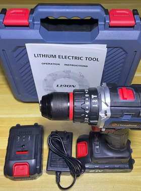 外贸 锂电21V冲击无刷手电钻231030D