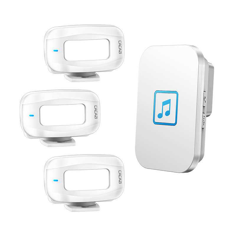 卡佳斯分体式您好欢迎光临电子迎宾器无线红外线进门店铺感应门铃