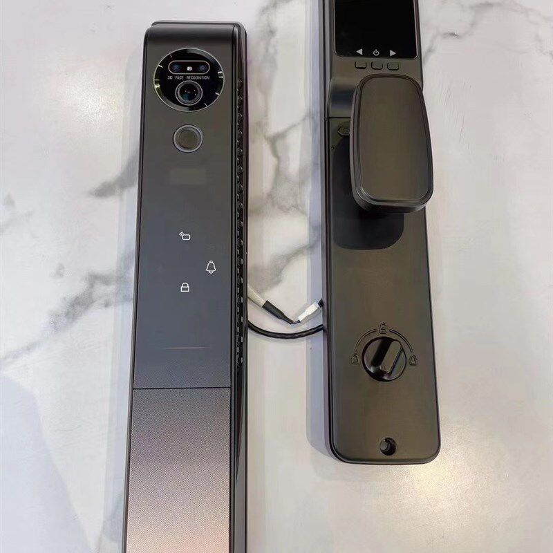 博克纹业全自动人脸识别指指锁智能猫眼锁防盗门木门纹佳锁防盗锁