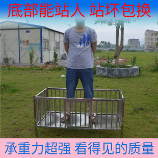 不锈钢鸡笼家用大号特大双层殖养笼大型鸡笼子家用室外鹅笼鸭兔养