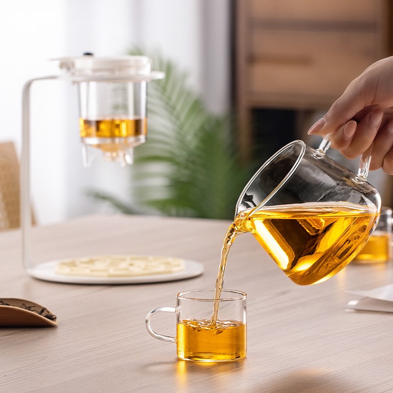 飘逸杯泡茶壶茶水分离过滤冲茶器耐高温玻璃茶杯茶具家用沏茶大师