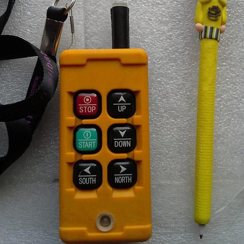 微小型工业无线遥控器天车行车6键4方向f21-x4d单发射器多控