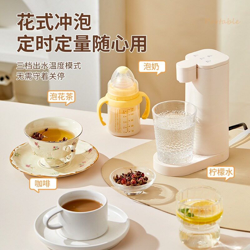 跨境即热式饮水机直饮机桌面迷你家用户外速热开水台式小型烧水壶