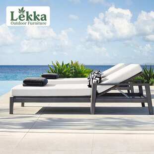 定制户外躺床庭院露天泳池日光浴躺椅防水室外民宿海边沙滩椅跨境