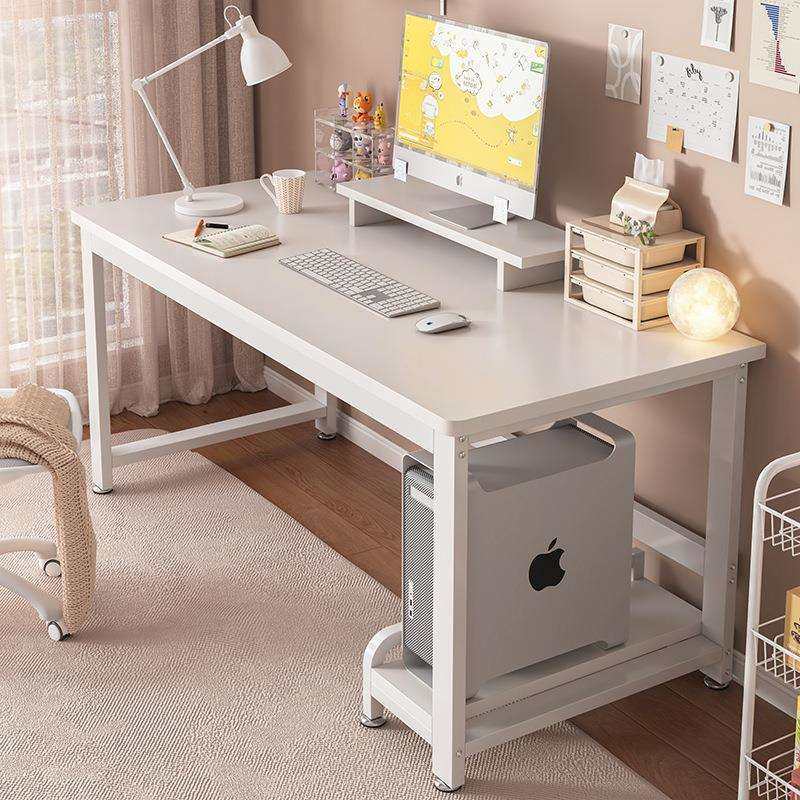 实木电脑桌台式可放主机小户型办公桌卧室书桌学生家用桌子工作台