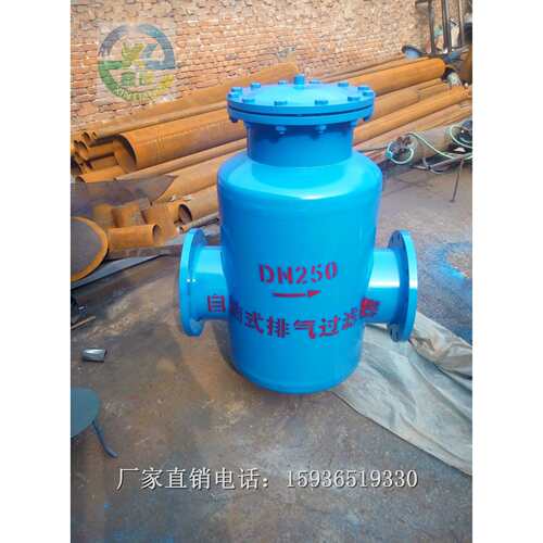 自洁式排气过滤器精密过滤器GCQ排污器过滤器DN100DN125