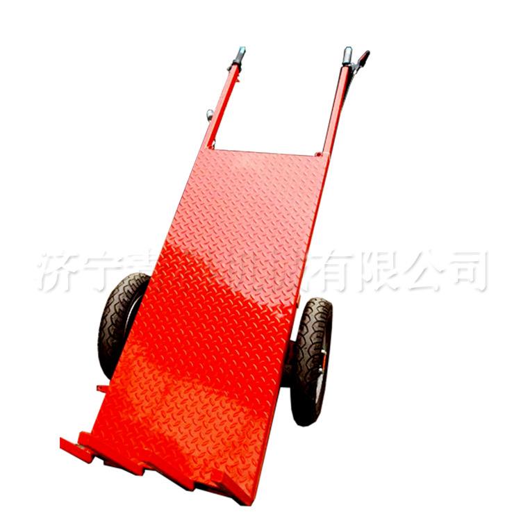 小型手推拉砖车窑厂砖坯运输车手把转向厂家销售砖厂平板车