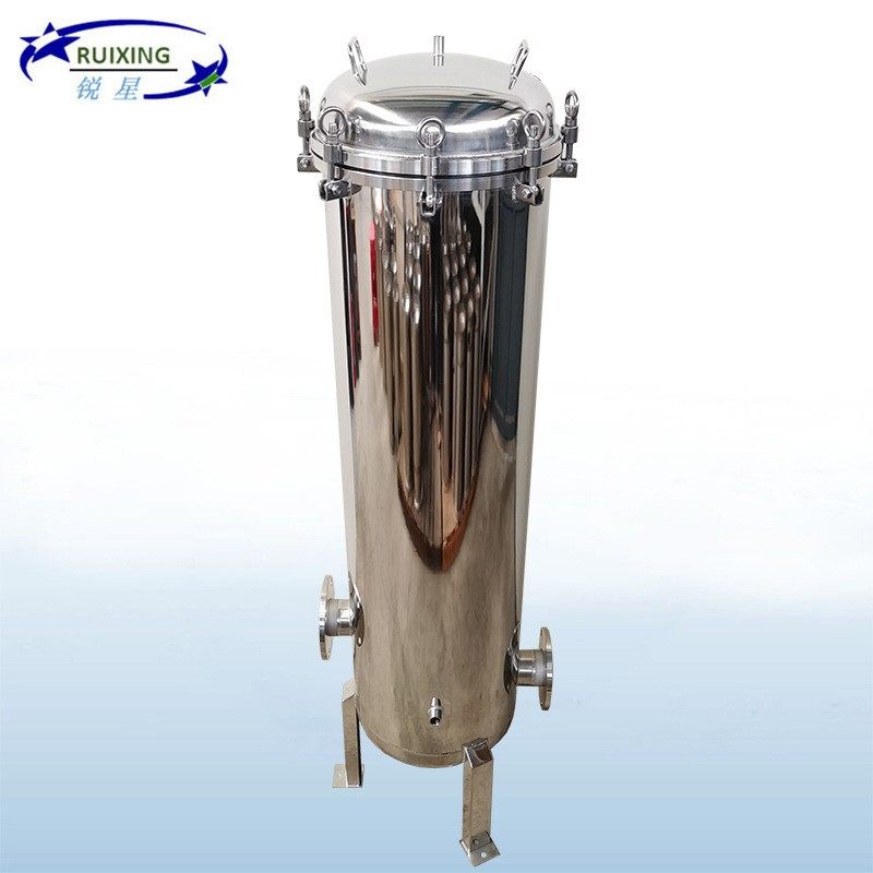 304水处理设备15芯40寸保安精密过滤器农村井水过滤器PP棉滤芯