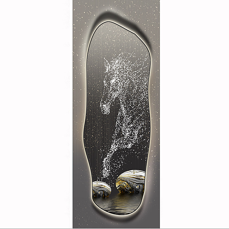 电梯门贴纸创意入户门装饰整张网红新年背胶自粘遮挡卡通贴画n32