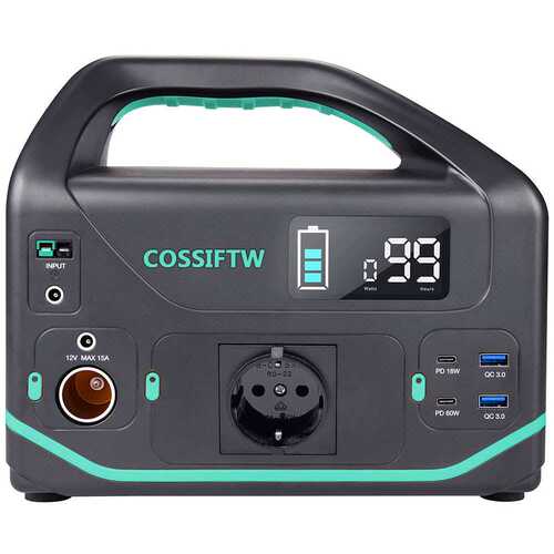 500W Output Power Station 150000 mAh LED Solar Power Generat