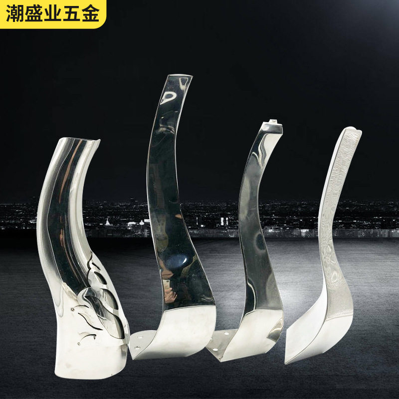 厂家供应KTV蛇形镜面茶几脚桌脚不锈钢桌脚酒吧不锈钢欧式餐桌脚