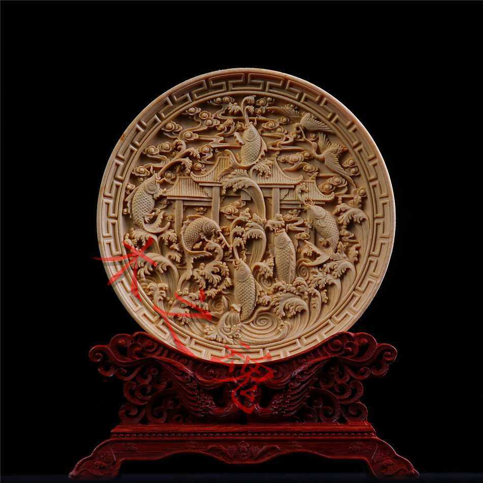木雕圆盘台屏桧木红花梨底座摆件客厅家居高档装饰工艺品实木,模玩/动漫/周边/娃圈三坑/桌游,模型制作工具/辅料耗材,淘宝优惠券,粉丝福利购,淘宝优惠卷