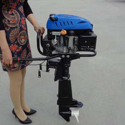 水产养殖小型船挂机水产品船挂桨机钓鱼船马达船尾机价格