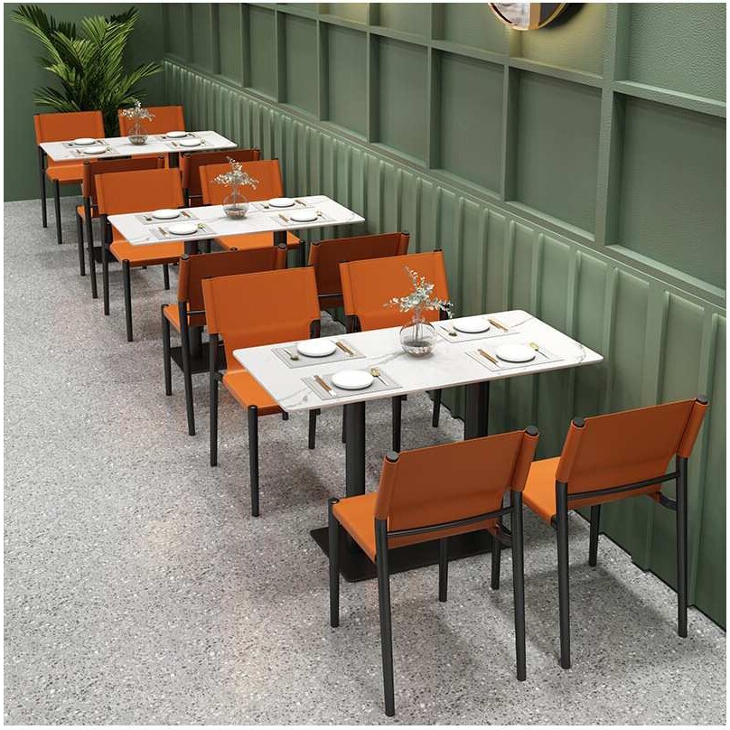 餐饮餐厅咖啡厅清酒吧桌椅组合靠墙软包卡座沙发凳商用餐饮店桌椅