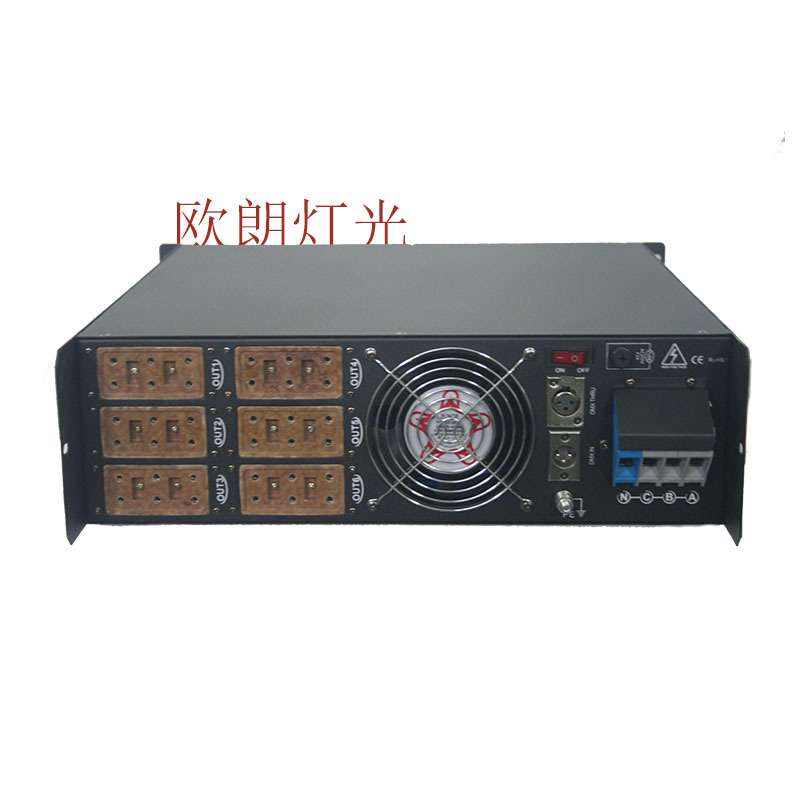 舞台控制设备6路数字硅箱DMX512调光智能电源控制器6路大功率