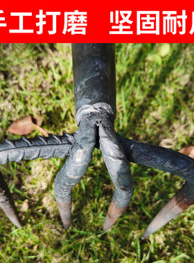 农用工具铁耙子二齿四齿三齿耙钉耙农具铁扒耙齿种菜工具赶海铁耙