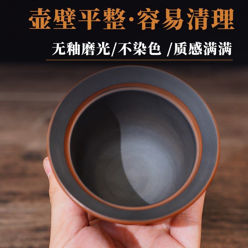 滇匠家用云南建水紫陶壶手抓壶 陶瓷单壶功夫茶具手工紫陶纯茶壶