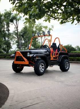 200cc沙滩车四轮越野摩托车成人卡丁车大型双人自动挡电动突击车