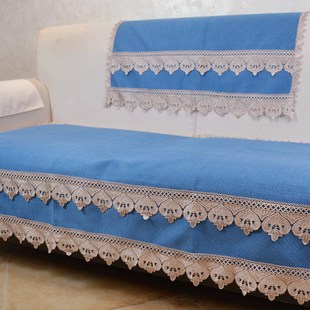 四季通用雪尼尔蕾丝沙发坐垫飘窗垫子 定制防滑贵妃椅子垫