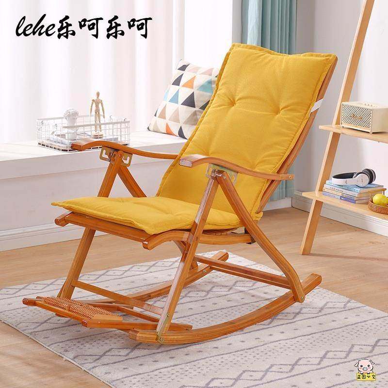 躺椅垫子四季通用棉麻藤椅坐垫靠垫一体摇摇椅专用折叠可拆洗加厚