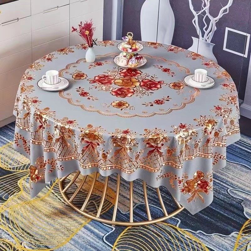 防水防油免洗防烫酒店饭店家用方形圆形大圆桌餐桌布pu台布圆桌布,居家布艺,桌布,淘宝优惠券,粉丝福利购,淘宝优惠卷
