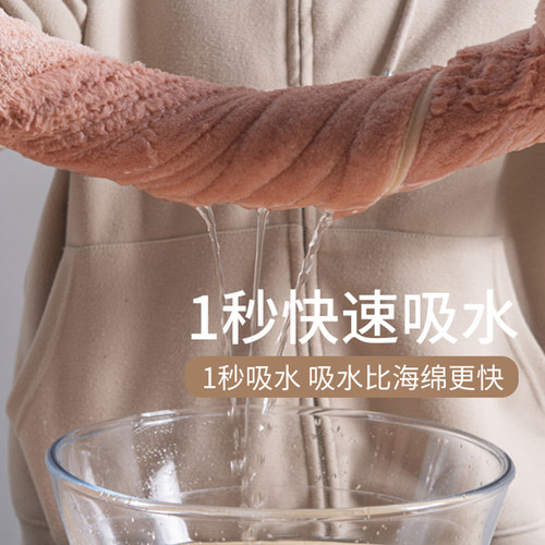 干发头超强吸水速干单纯加厚2022新包女可爱款头毛巾擦洗帽发浴帽