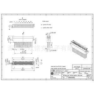 HARTING浩亭09060482903哈丁板对板连接器F型PCB 连接器DIN 41612