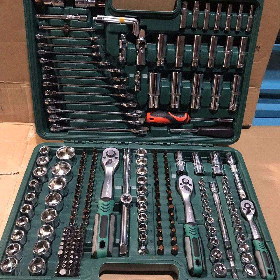 汽修工具套装216件套筒扳手汽保工具72齿快速扳手套筒组合工具箱