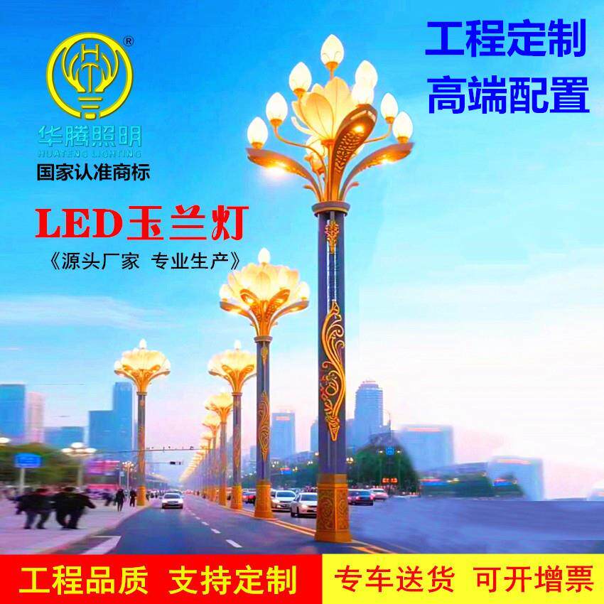 供应led玉兰灯中华灯户外广场公园市政道路景观灯亮化厂家直销