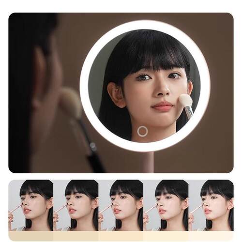 DOCO LAB化妆镜美妆镜子发光宿舍台式led补光带灯桌面智能梳妆镜