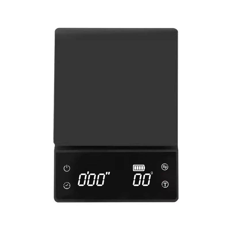 新款私模家用咖啡称0.1g 计时厨房电子秤手冲咖啡秤 带充电咖啡秤