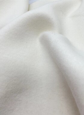 冬季白色系双面羊绒面料百搭款双面可撕羊绒加厚款做大衣套装布料