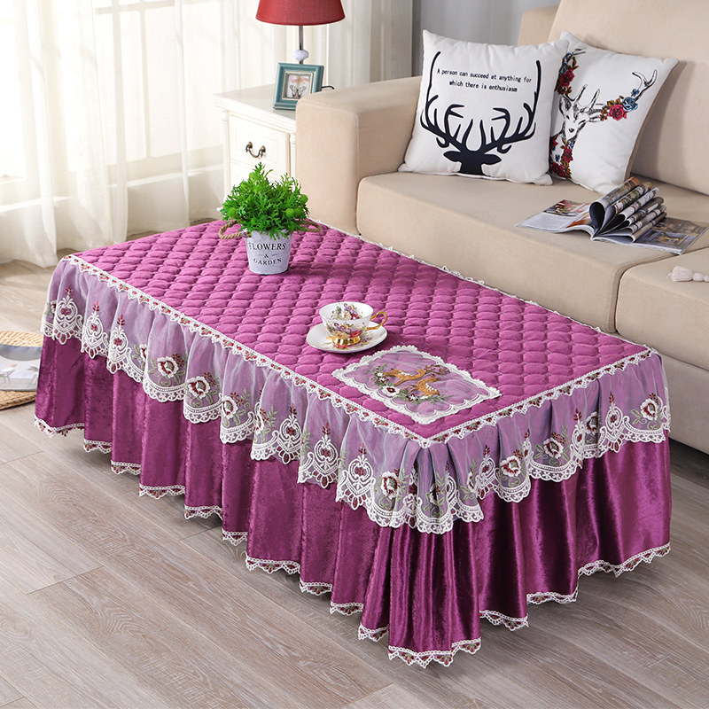 荷兰绒布夹棉加厚茶几罩餐桌布台布电视柜防尘套多用电炉罩盖巾套,居家布艺,桌布,淘宝优惠券,粉丝福利购,淘宝优惠卷