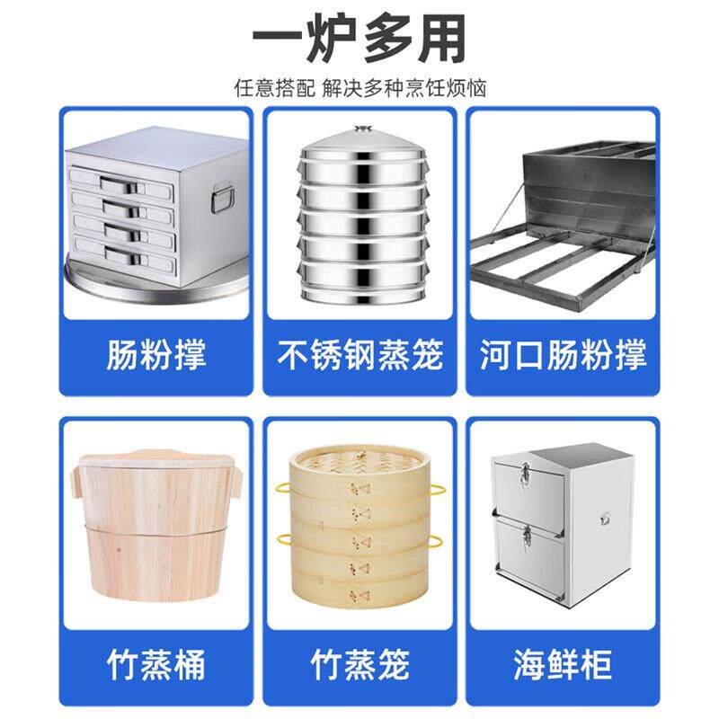 史蒂芬（stevison）豪华型双头双桶煮面炉商用电热煮汤面炉多功能