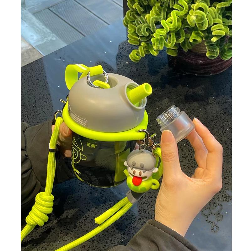 览萌Lane Mouen随行杯吸管杯大容量男夏高颜值便携咖啡果茶奇趣杯图片