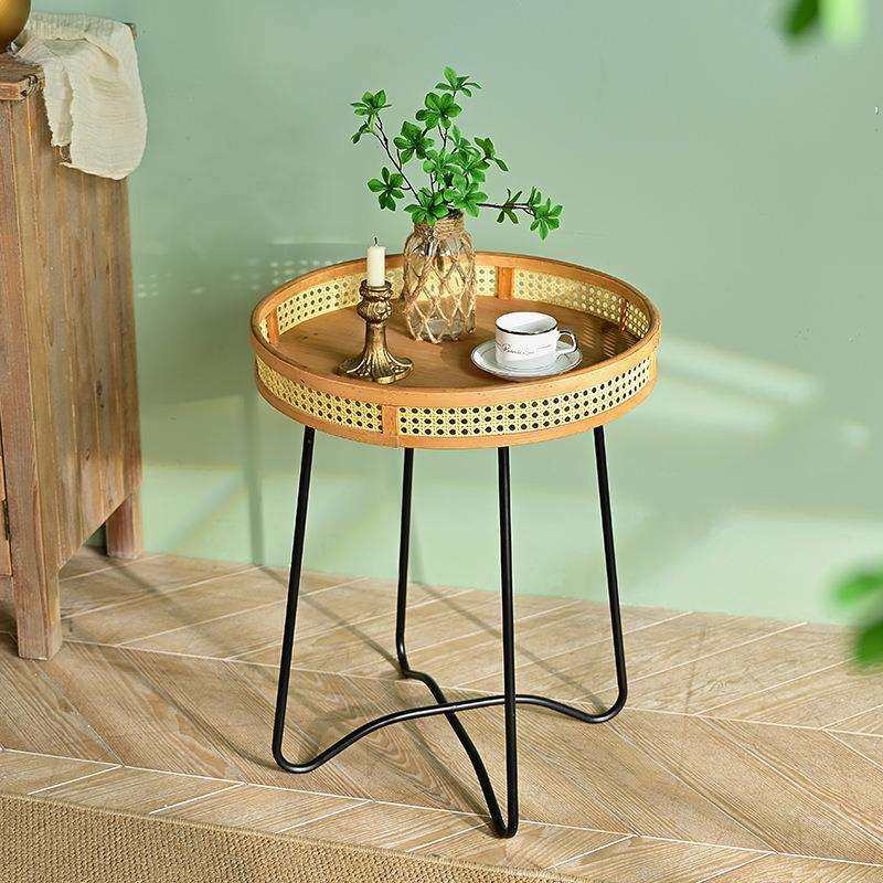 田园风藤编收纳茶几编制藤编客厅边角几小户型家居边几卧室收纳篮,模玩/动漫/周边/娃圈三坑/桌游,模型制作工具/辅料耗材,淘宝优惠券,粉丝福利购,淘宝优惠卷