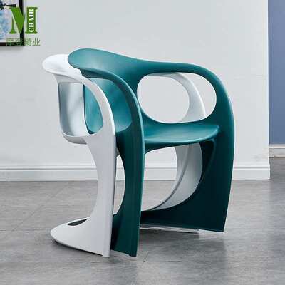 洽谈休闲椅时尚会客扶手简约咖啡厅北欧设计椅阳台休息区餐椅